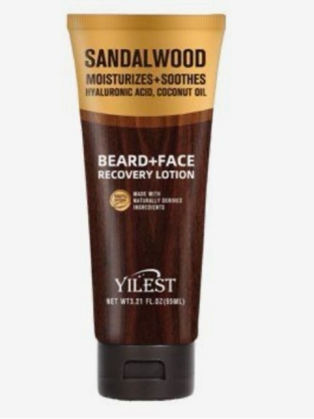 Sandalwood Beard + Face Recovery Lotion, 2-Pack, SEALED PACKAGE